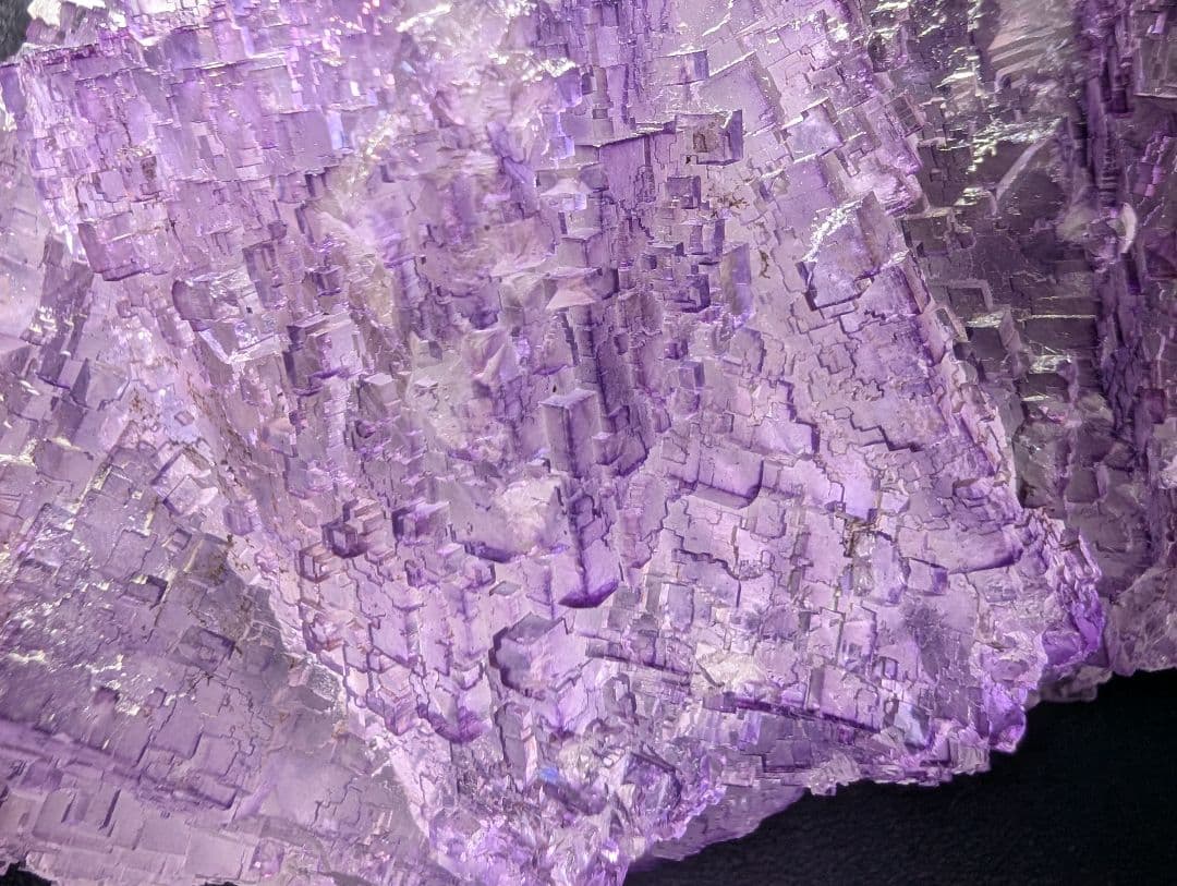 アメリカ　イリノイ州Minerva産フローライト