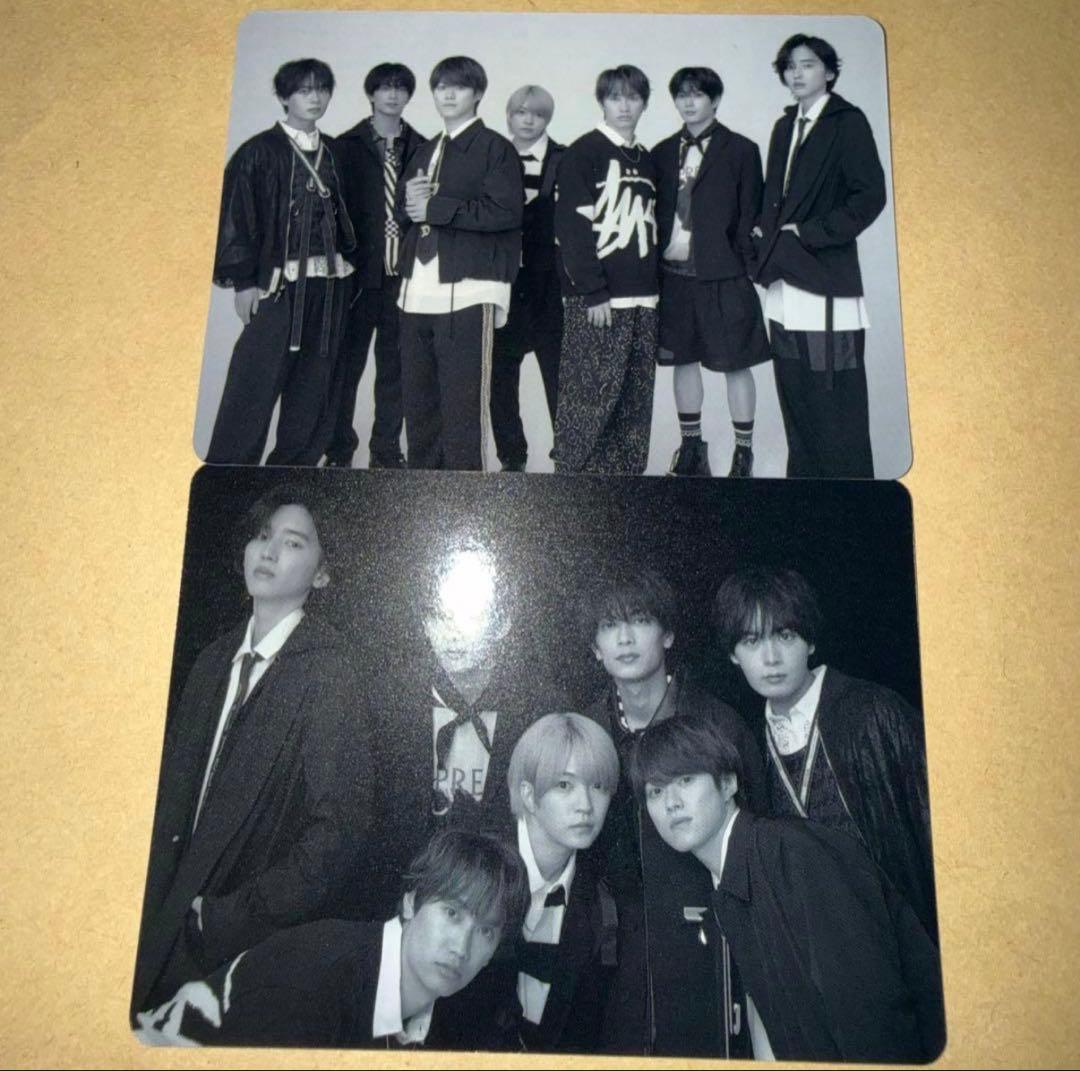 なにわ男子 アシンメトリー blacknightmare トレカ 集合 2種 ②