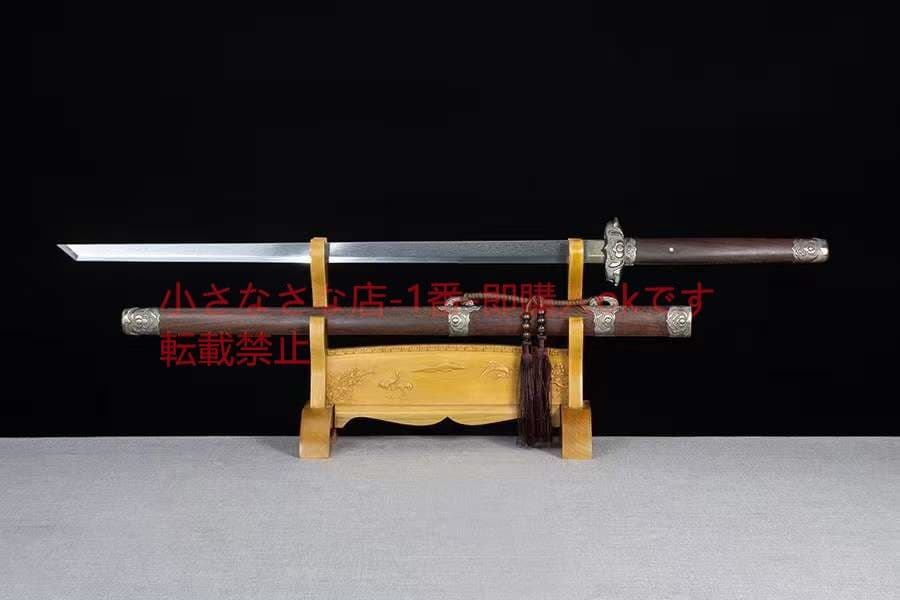 青蓮唐刀-模様鋼  武具 刀装具 日本刀 唐剣  模造刀·模擬刀  居合刀