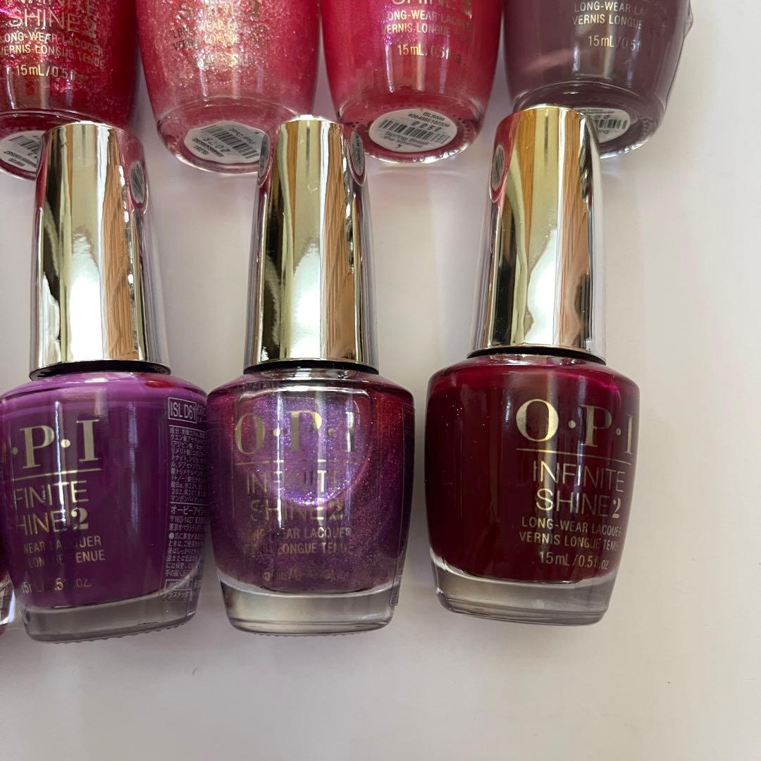 【スーパーセール❗️新品】 OPIインフィニットシャイン〔ピンク紫系〕まとめ売り