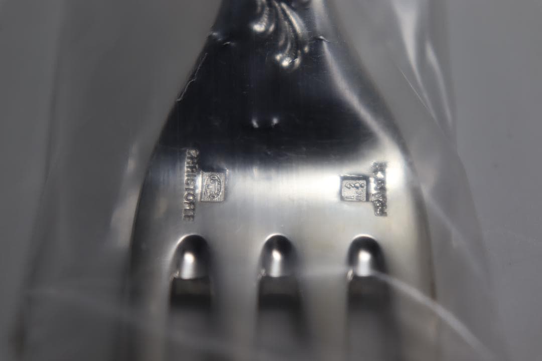 クリストフル■未使用テーブルフォーク２本組■とてもきれい¨¨■大人気のマルリー！