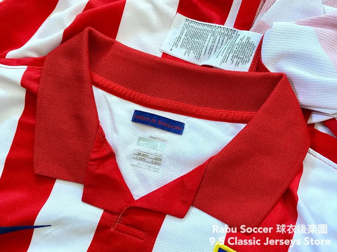 アトレティコマドリード 09/10 ホーム ユニフォーム 長袖