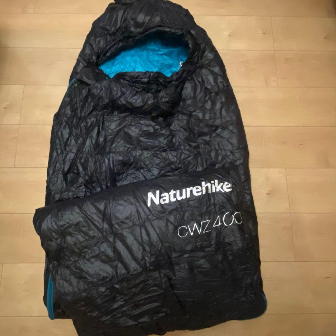 Naturehike CWZ400 M寝袋 黒/青