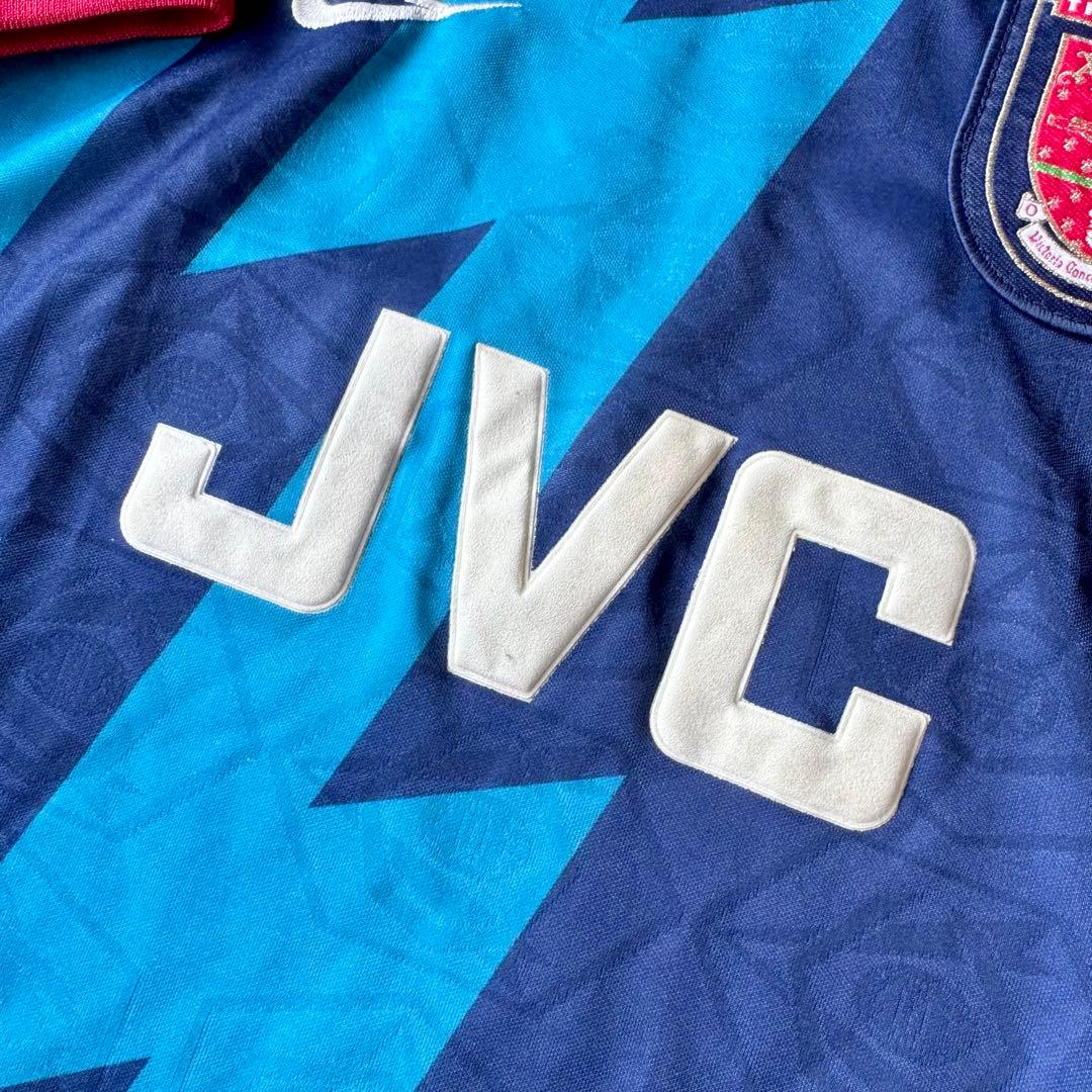 【希少アウェイモデル】アーセナル ９５／９６（A）JVC／襟付きモデル