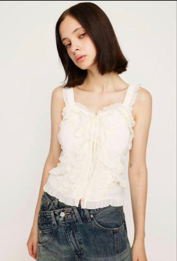 SLY SHEER SQUEEZE CAMI トップス