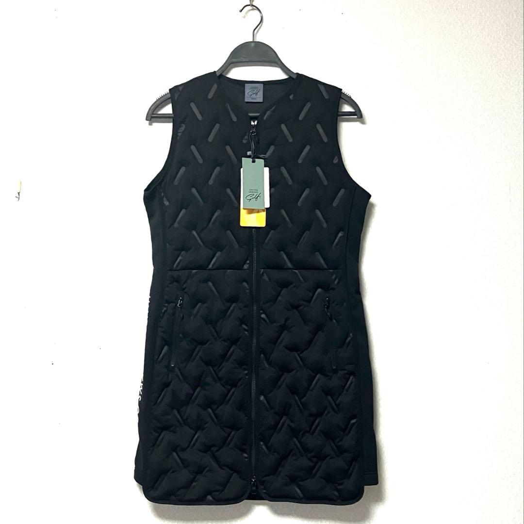 M 新品　ユナイテッドアローズゴルフウェア　中綿ワンピース ブラック　黒　ダウン