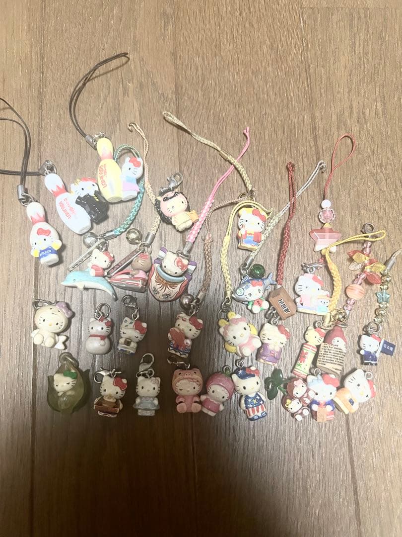 へ*可様 ハローキティ ストラップ 約30個セット