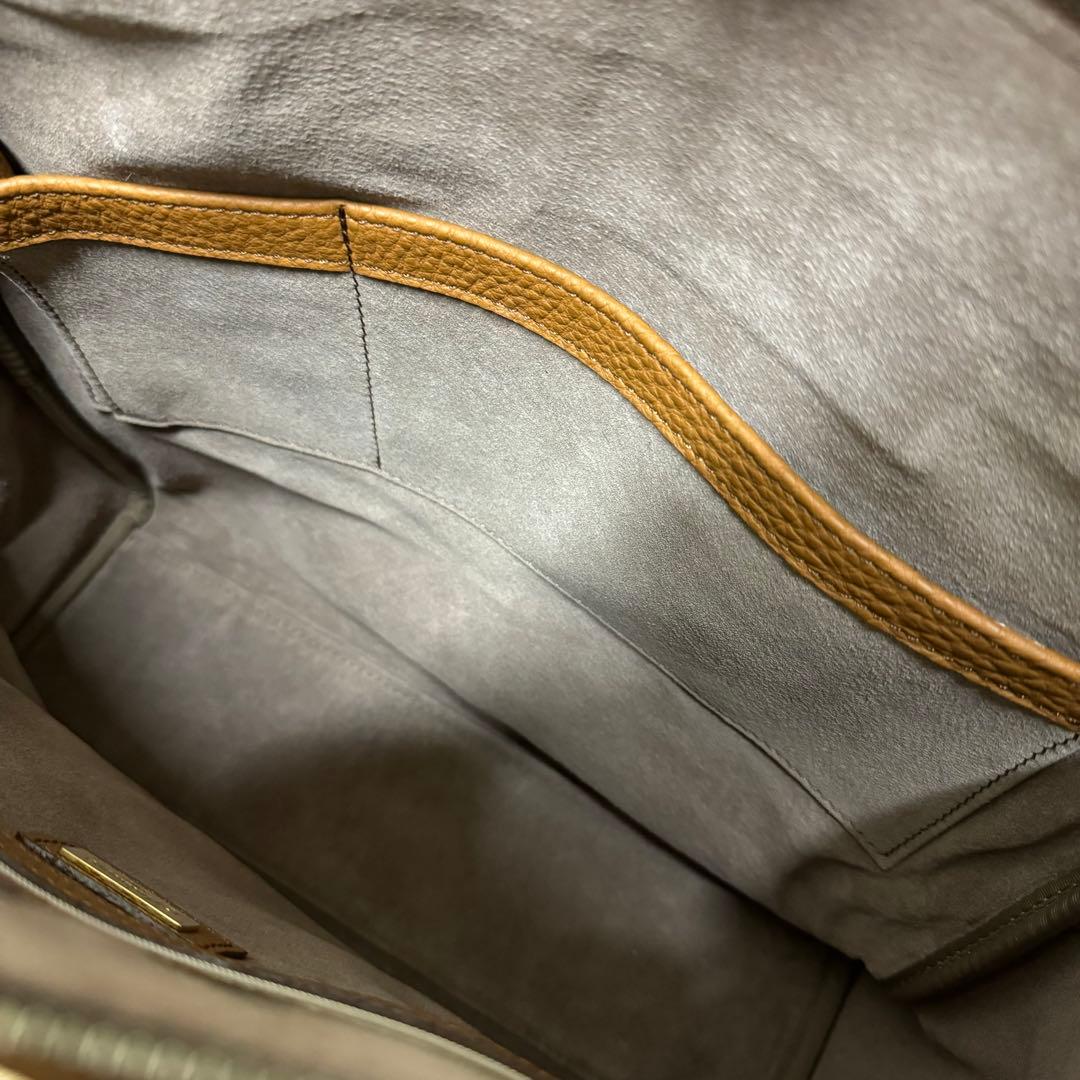 極上！銀座ヨシノヤ　ドイツシュリンク　ジップトップ　ビジネストートバッグ　A4