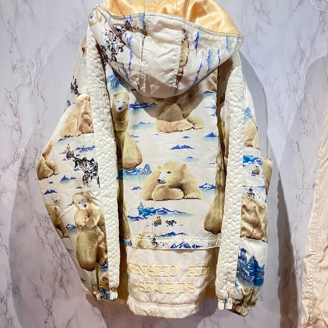 KENSHOABE SPORTS スキーウェア セットアップ　アニマル　白熊
