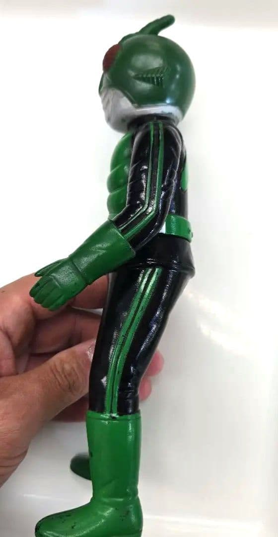 仮面ライダー☆ソフビ　当時物☆ミドルサイズ　旧バンダイ　美品！