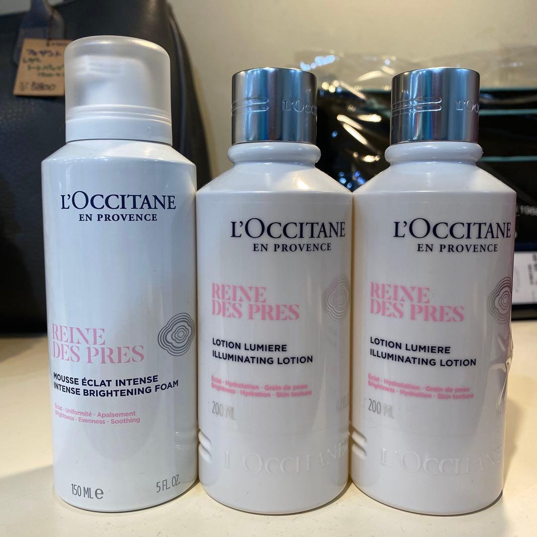 【新品】ロクシタン レーヌデプレ　ベーシック　クレンジングフォーム&化粧水×2