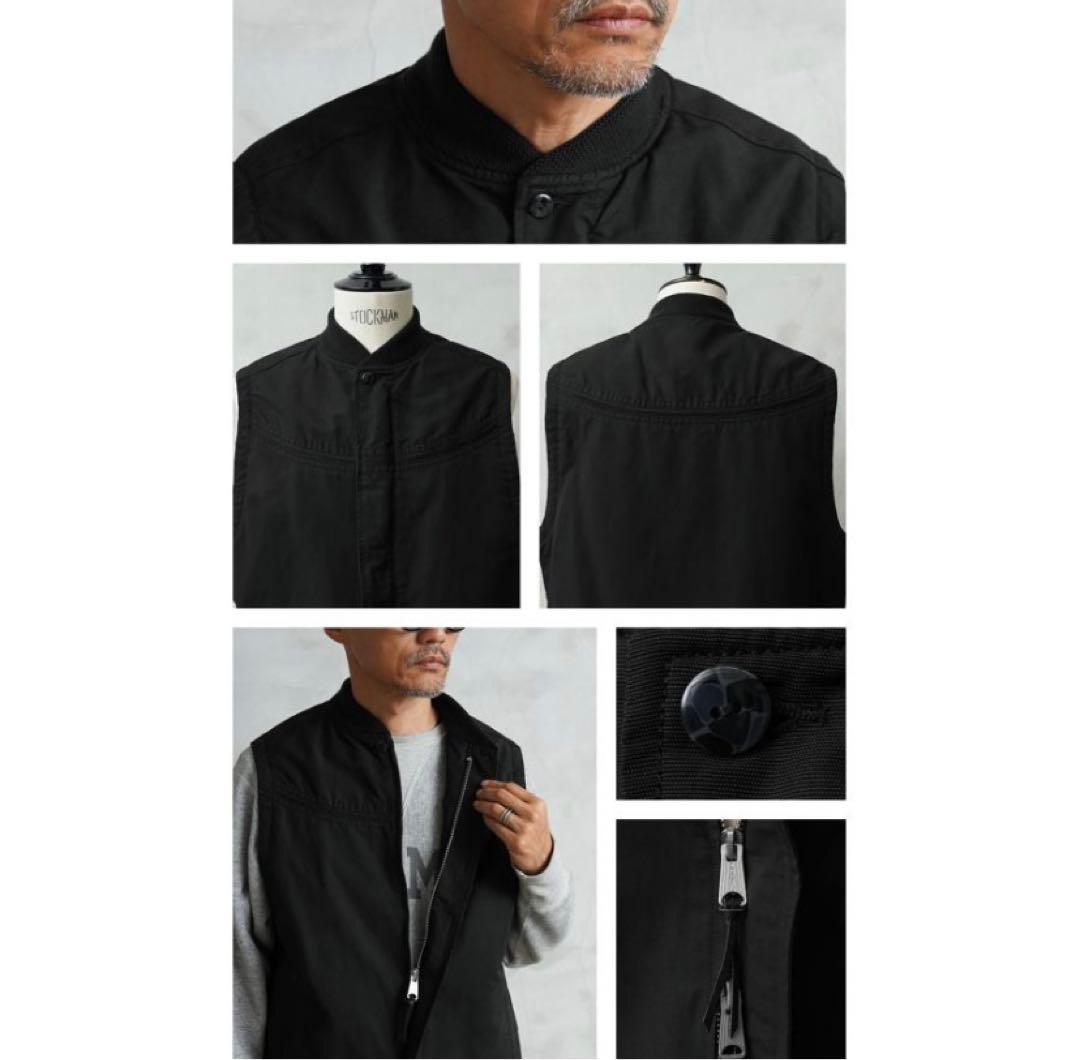 Towncraft × WAIPER ノースリーブベスト M ブラック　試着