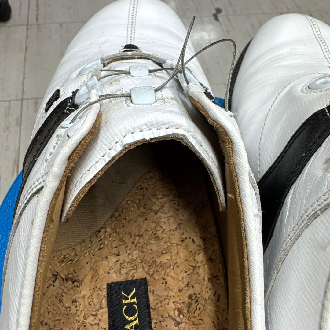 ICON BLACK ゴルフシューズ ホワイト/ブラック