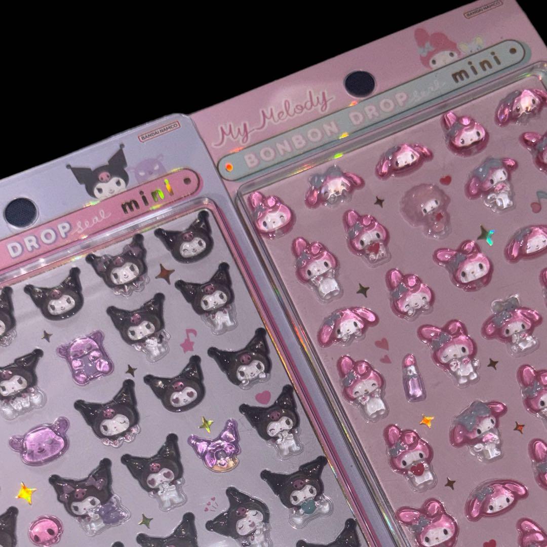 ボンボンドロップシール　mini サンリオ　コンプリートセット　8枚