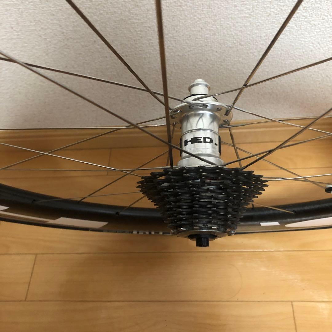 HED ディープリムカーボンリヤホイール　90mm チューブラー