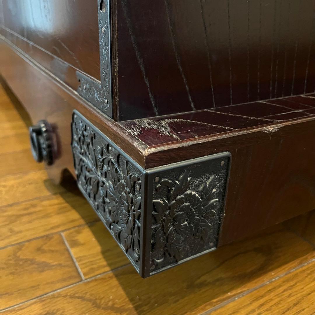 【希少】車箪笥　時代箪笥　和たんす　衣装タンス　伝統工芸　引き出し　キャビネット