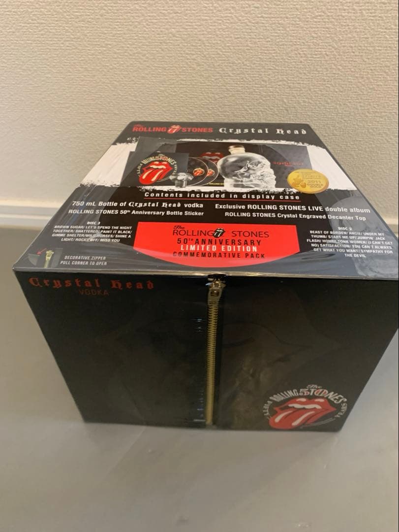 クリスタルヘッドウォッカ ローリングストーンズ 50周年記念限定パック 未開封