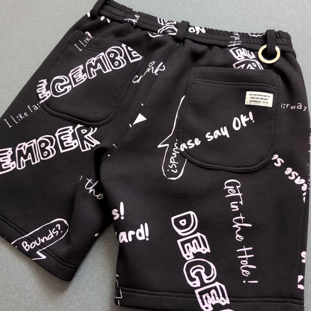 【極美品】ディセンバーメイゴルフ　ダンボールニット素材　トレーナーハーフパンツ