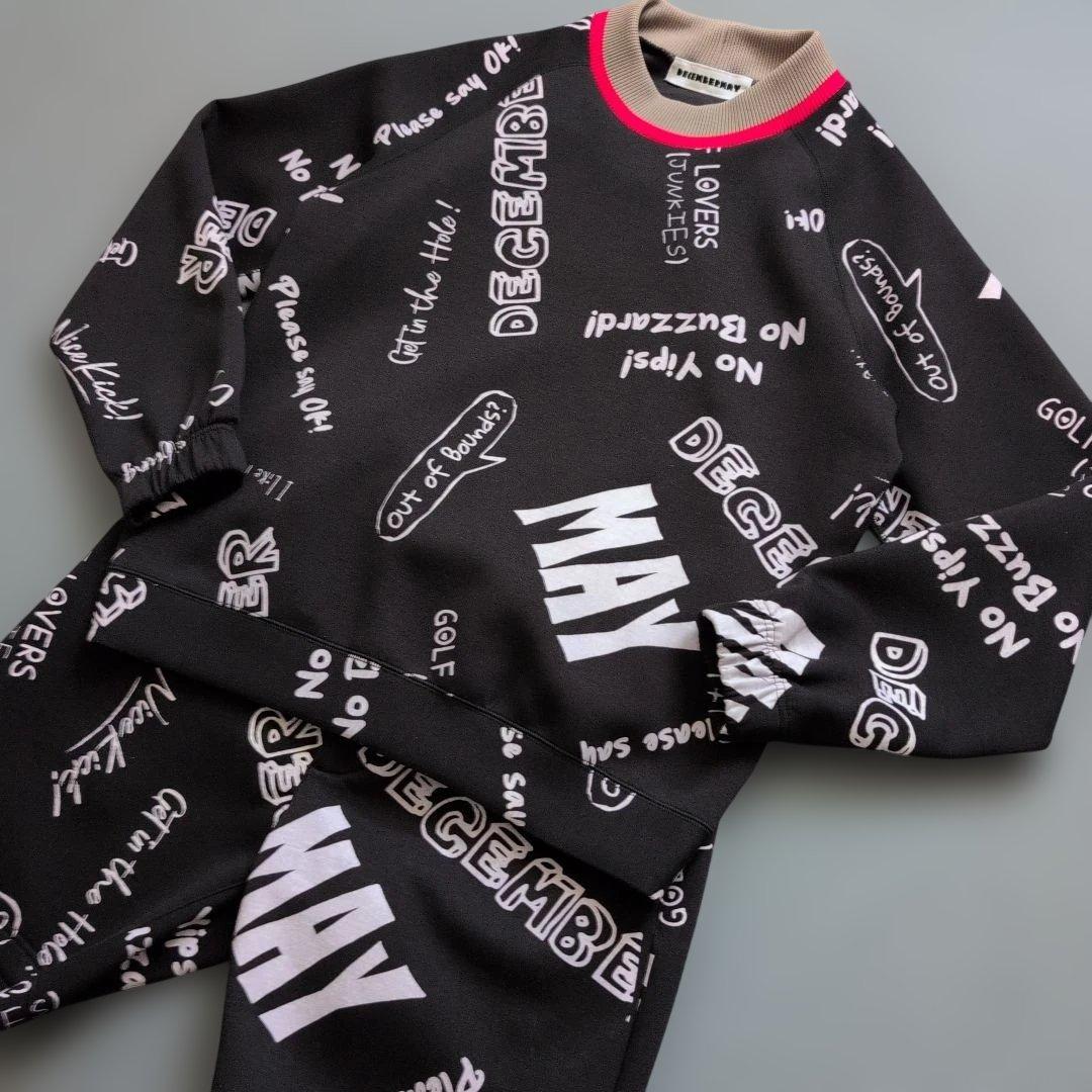 【極美品】ディセンバーメイゴルフ　ダンボールニット素材　トレーナーハーフパンツ