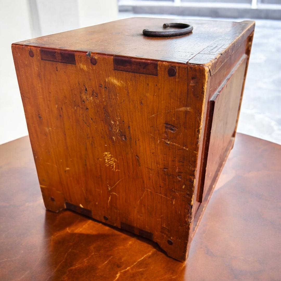 【珍品】 麻雀牌 骨董品 アンティーク 木箱 時代物 骨董