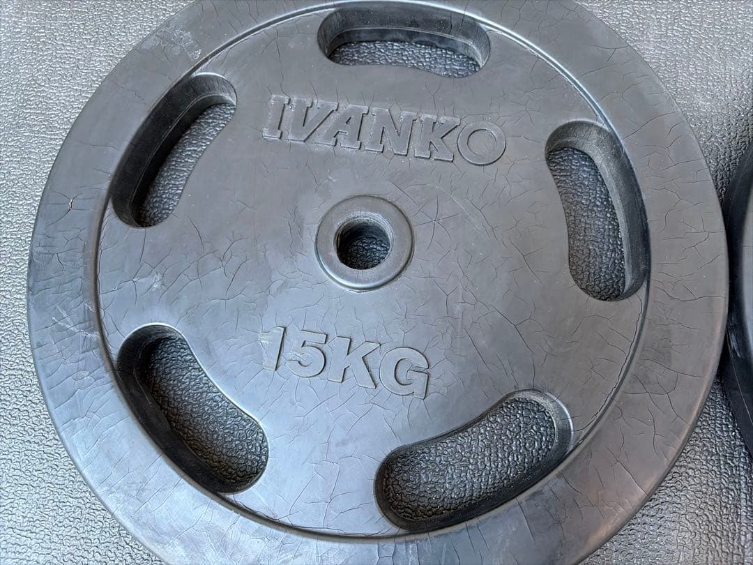 IVANKO　イヴァンコ　バーベル　プレート　15キロ　2枚セット 28mm