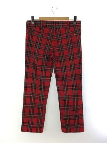 Montley タータンチェック パンツ レッド モーレー