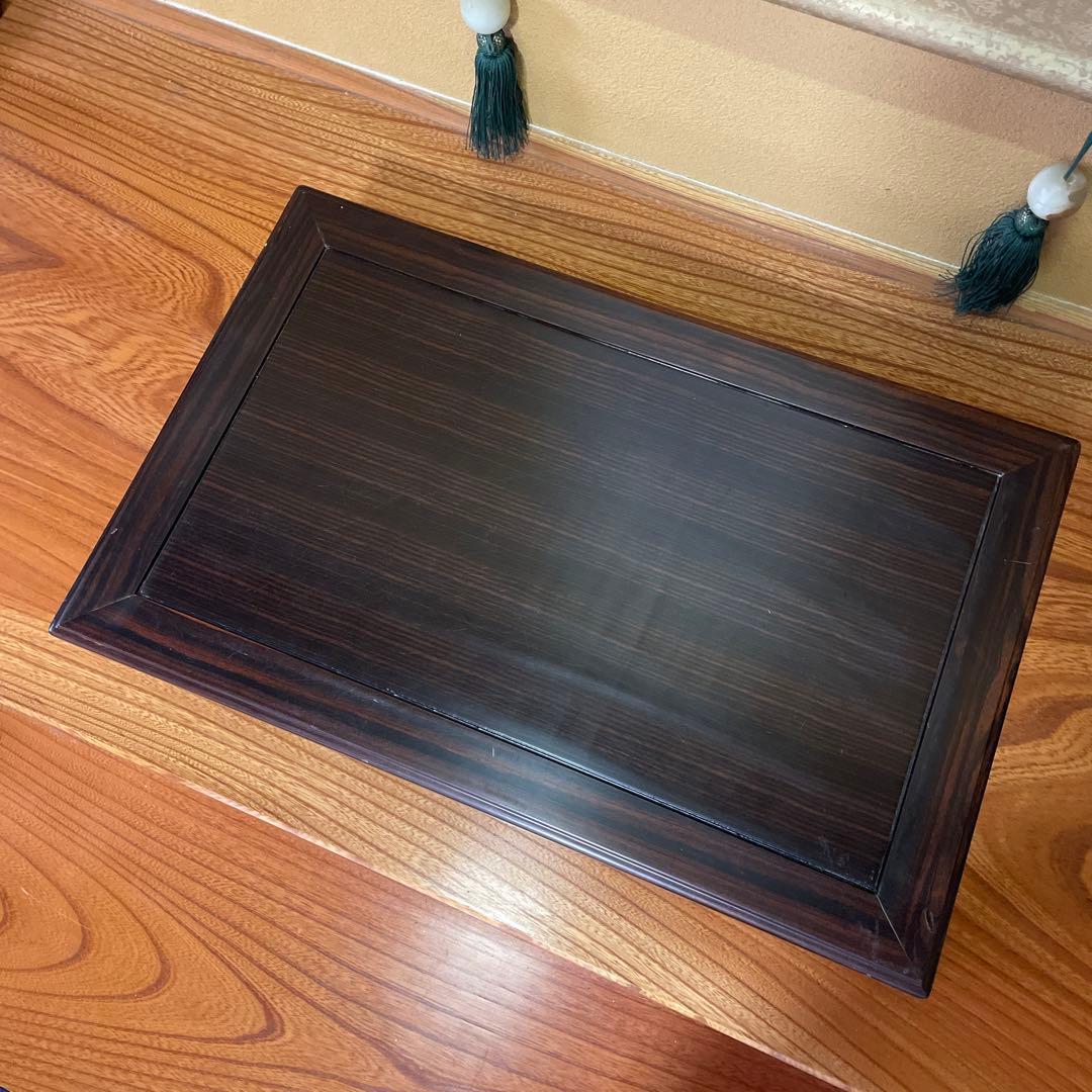 【唐木】高級 盆栽台 花台 飾り台 香炉台 花瓶台 サイドテーブル