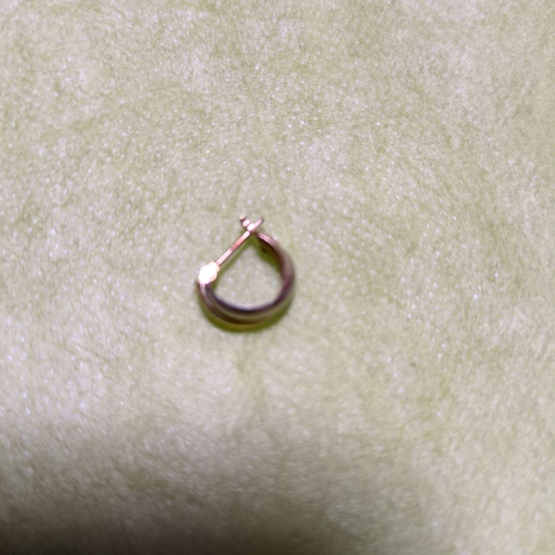 K18 コンビ ルーフピアス （片耳)