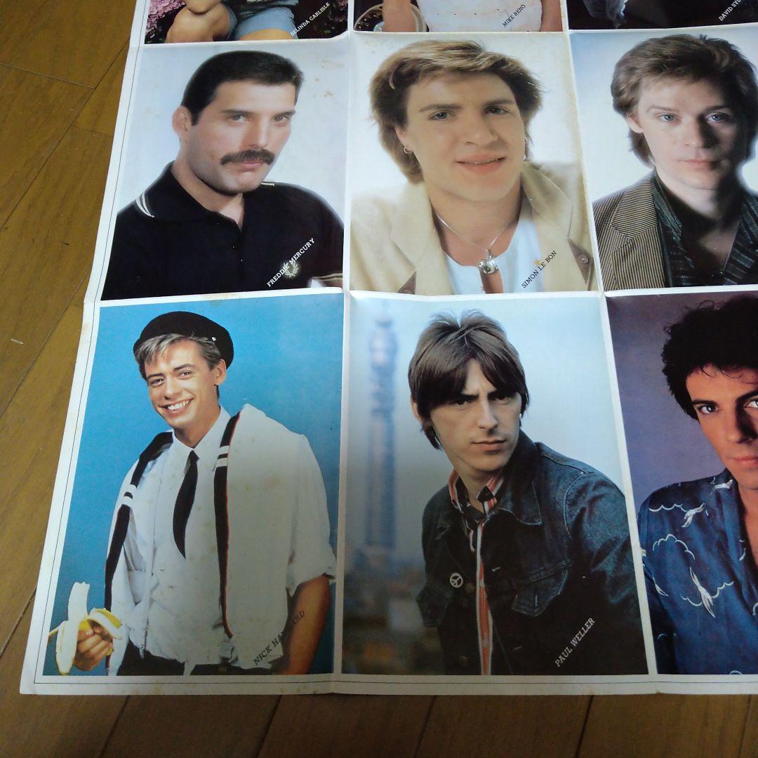 ポスター 1982年 ミュージックライフ 付録 2面 リッチー・ブラックモア