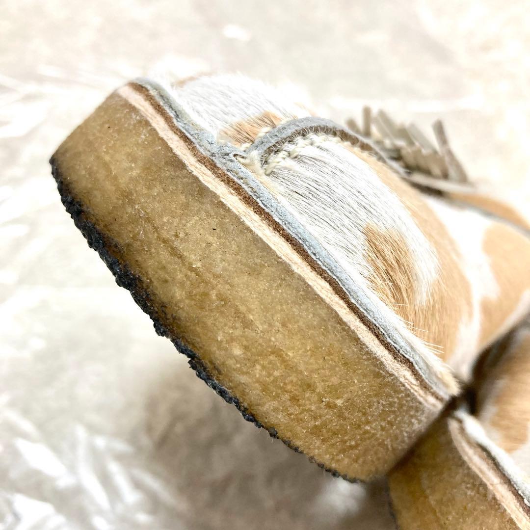 2022年 CLARKS トレックミュール タンカウプリント ハラコ 25cm