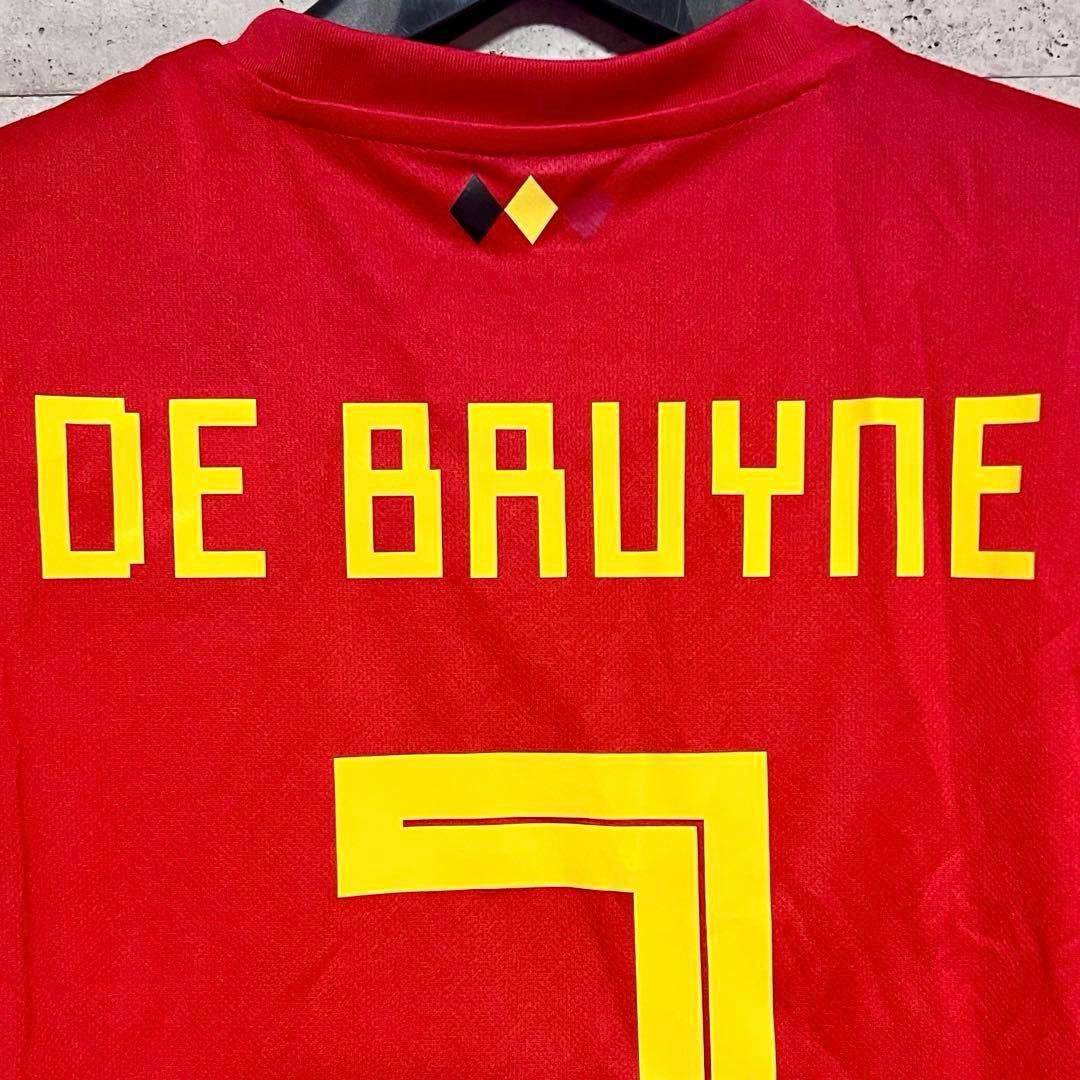 【新品/タグ付き】2018ロシアW杯 ベルギー代表 ♯7 デブライネ【Lサイズ】