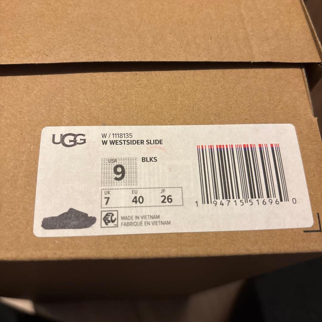 靴 UGG WESTSIDER SLID EU40 USA9 JP26