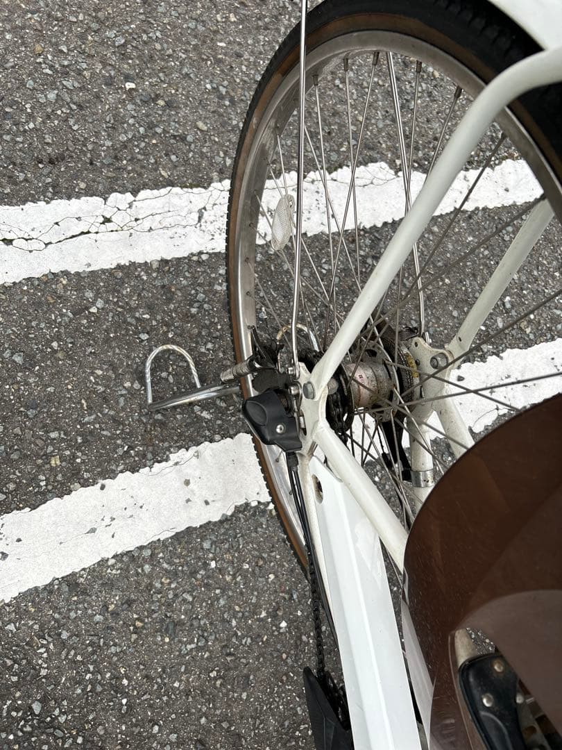 メ*ル様 電動アシスト自転車 シティタイプ バスケット付き