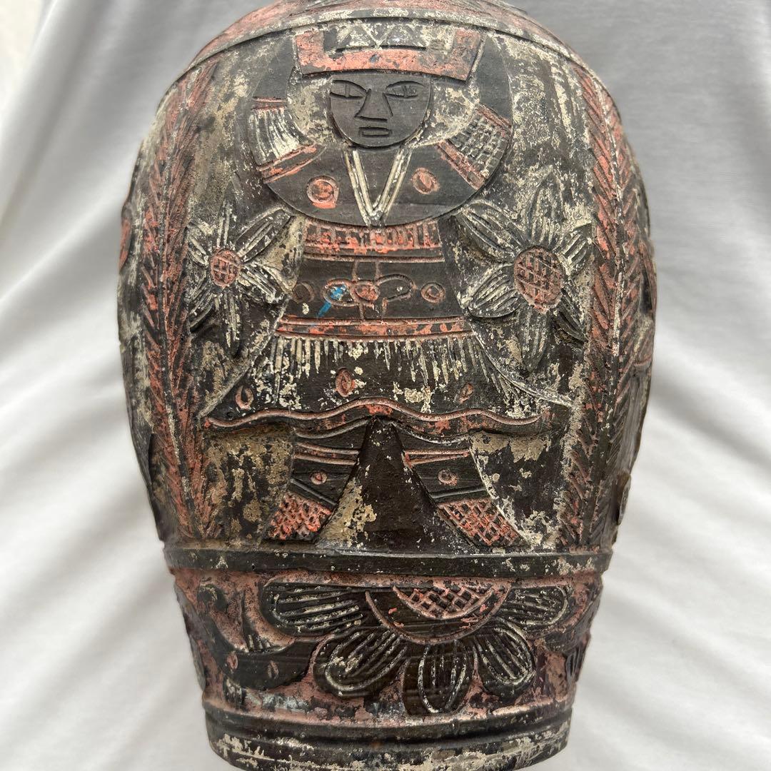 琉球古典焼　花瓶　壺　沖縄　アンティーク