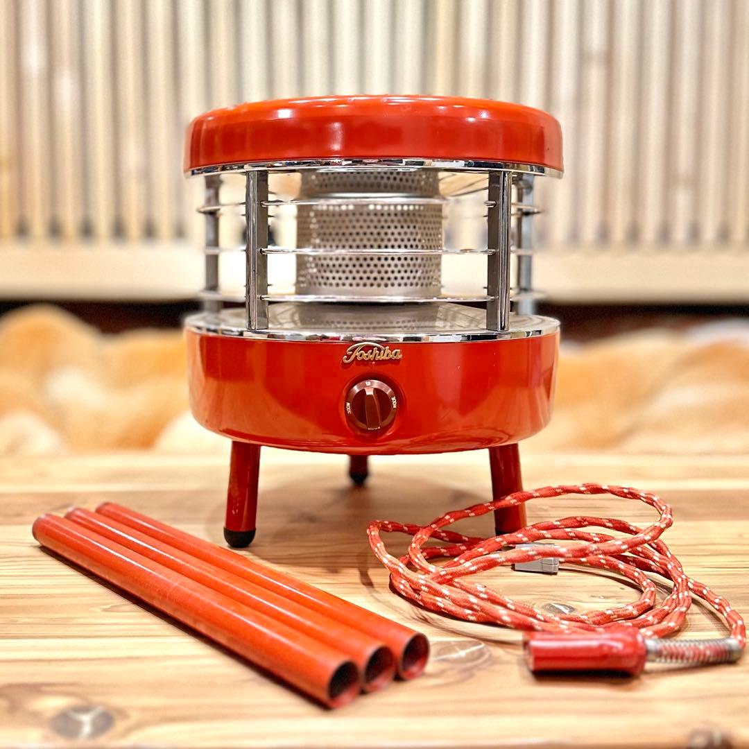 東芝SRT‐611形スタンド反射形・昭和レトロ 電気火鉢