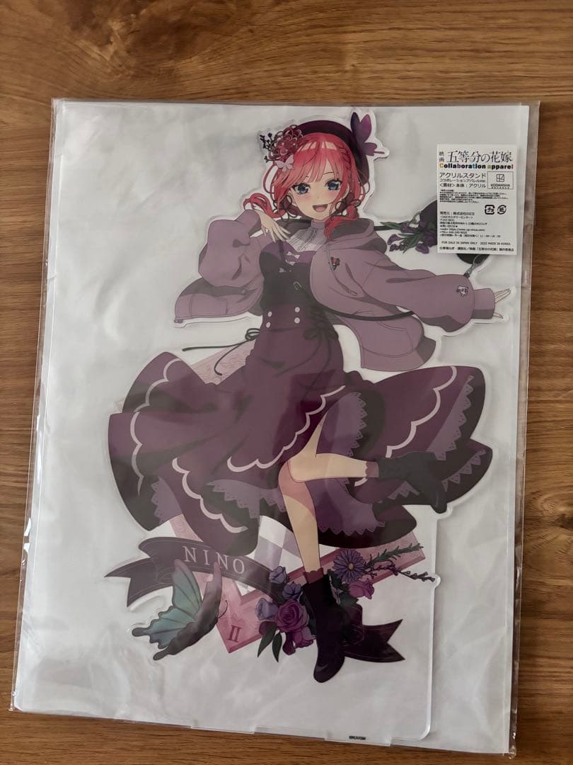 五等分の花嫁 二乃 アクリルスタンド　アクスタ　UGC コラボレーションアパレル
