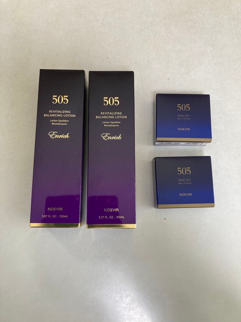 ノエビア505エンリッチローション2本&505ミニサンプル2個