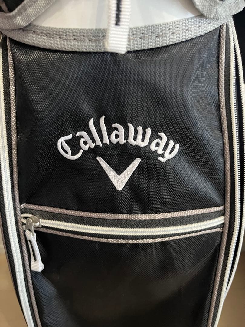 Callaway キャディバッグ 黒白　クラブ　ソレイル