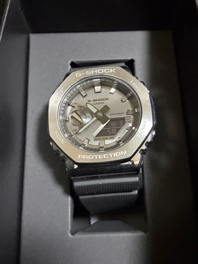 G-SHOCK CASIO デジタル腕時計 シルバー/ブラック