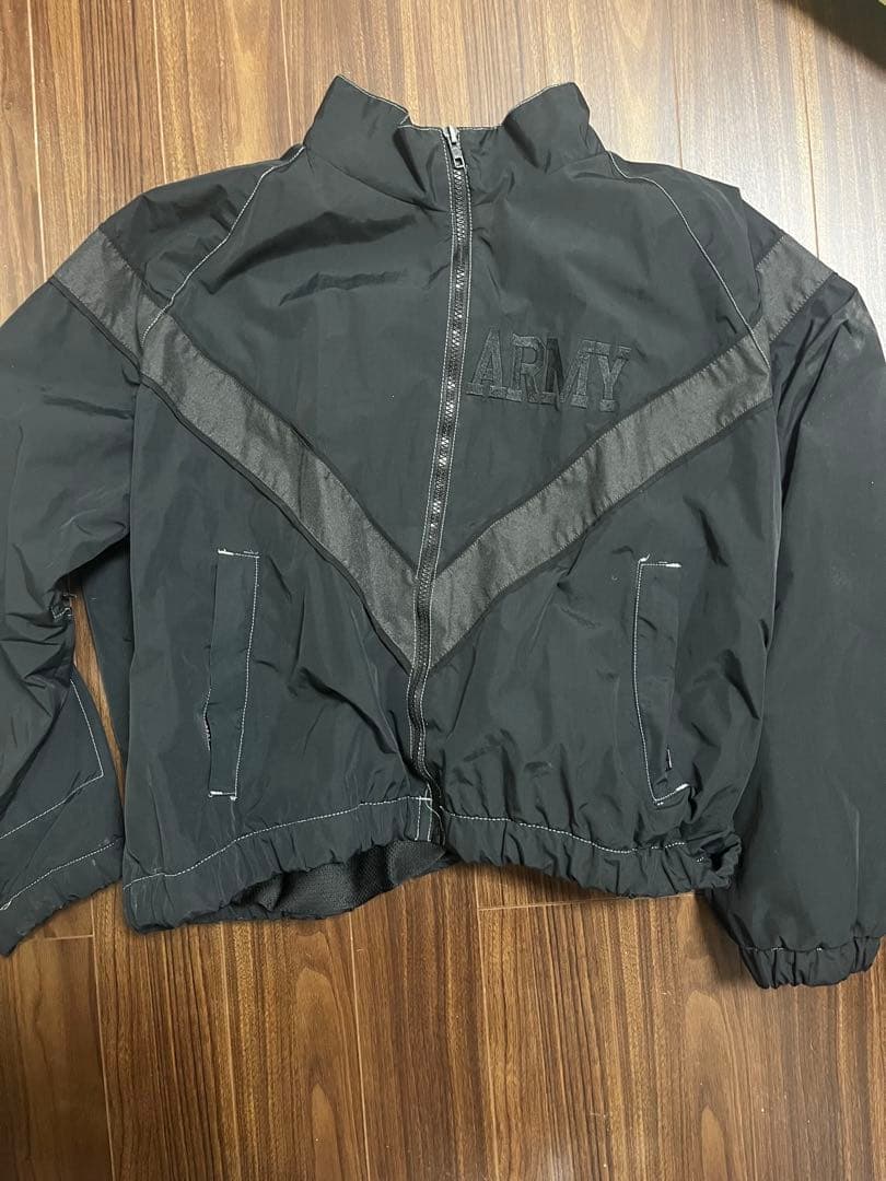 us army 90s トレーニングジャケット　deep black