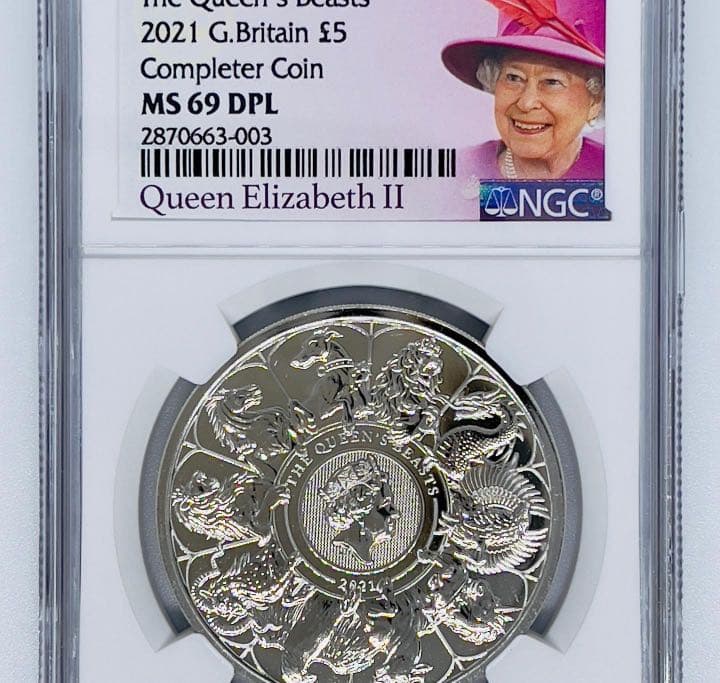 2021年 クイーンズビースト  エリザベス女王 NGC ロイヤルミント
