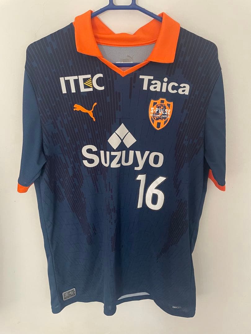 清水エスパルス 西澤健太 16 サッカーユニフォーム 3XL