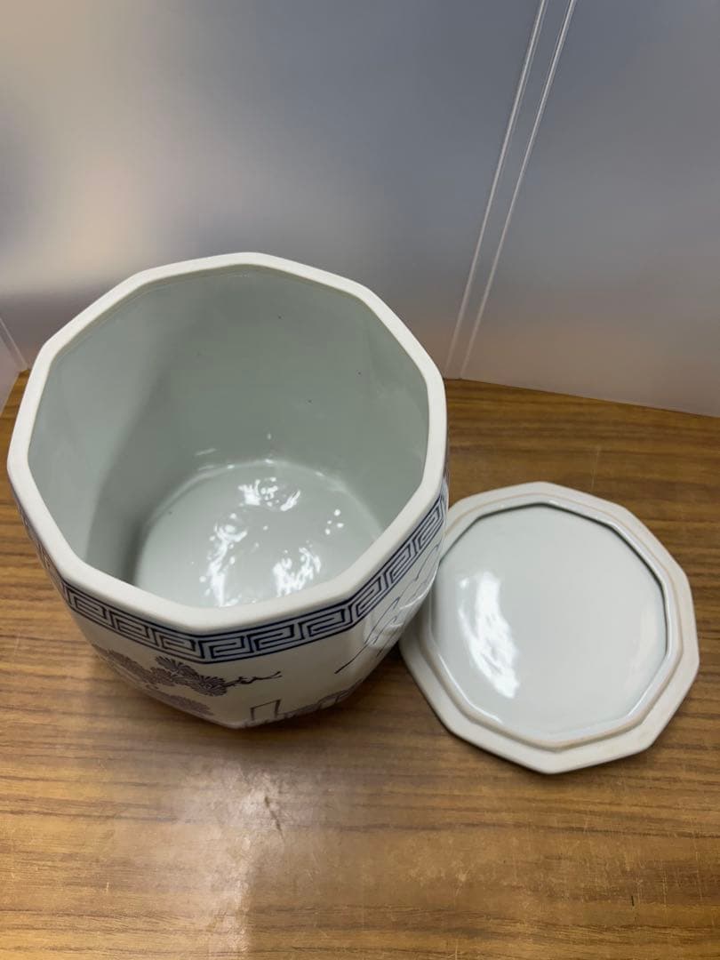 希少　平安 景雲　手塚景雲　作 染付　水指　茶道具　勧修寺窯