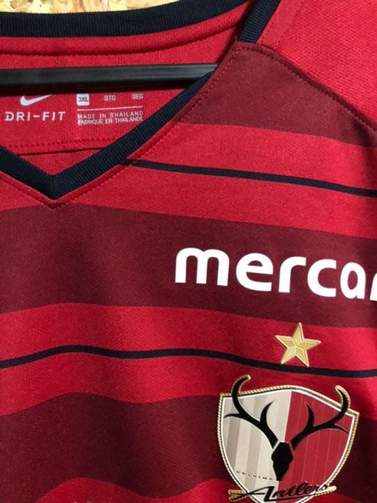 中古 3XL 鹿島アントラーズ ユニフォーム 安倍