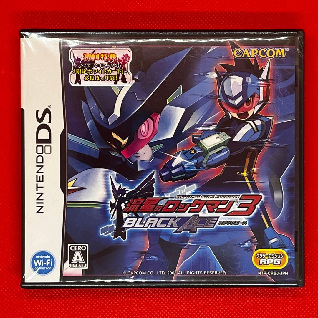 【レア物】 流星のロックマン3 ブラックエース シュリンク付き 【新品・未開封】