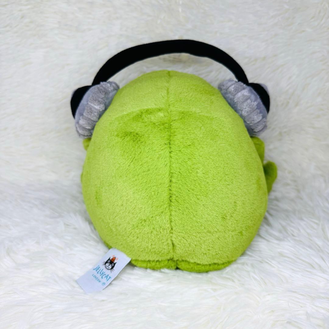 希少 美品  ジェリーキャット カエル ヘッドフォン ぬいぐるみ