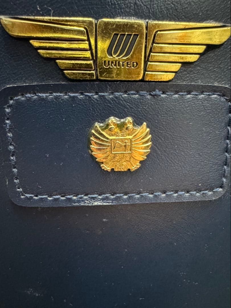 ユナイテッド空港　バッグ　キャスター付き　大小セット