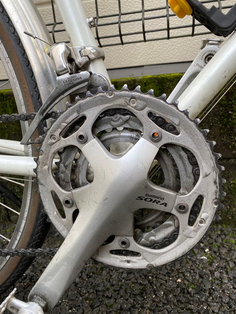 幻の名車　銀輪旅車AZUランドナー　ヴィンテージ　ホワイト