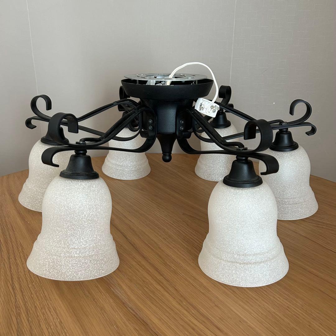 アンティーク　シャンデリア 6灯