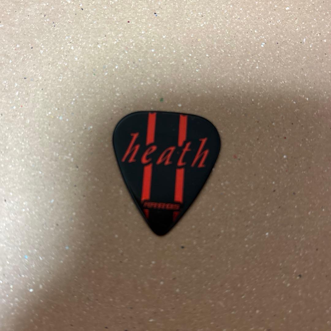 heath オフィシャルファンクラブ会員限定サイン入りピック